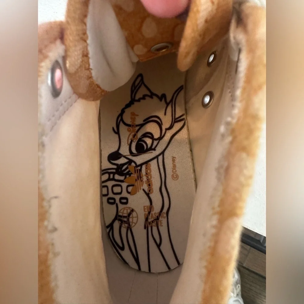 Adidas x Disney Bambi Nizza Sneakers Limited Edition Platform Mid Size 7.5 - Picture 9 of 10